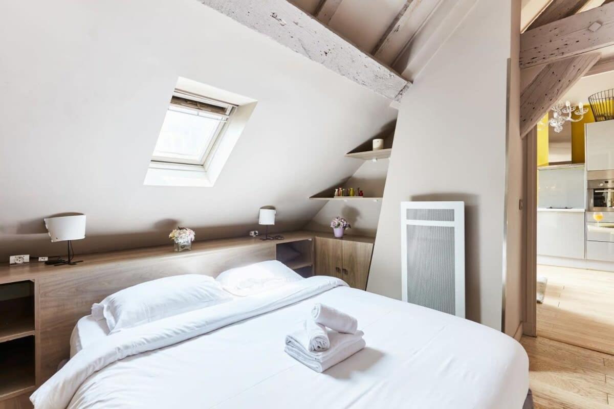 Appartamento Vosges 1Br Cozy Parigi Esterno foto