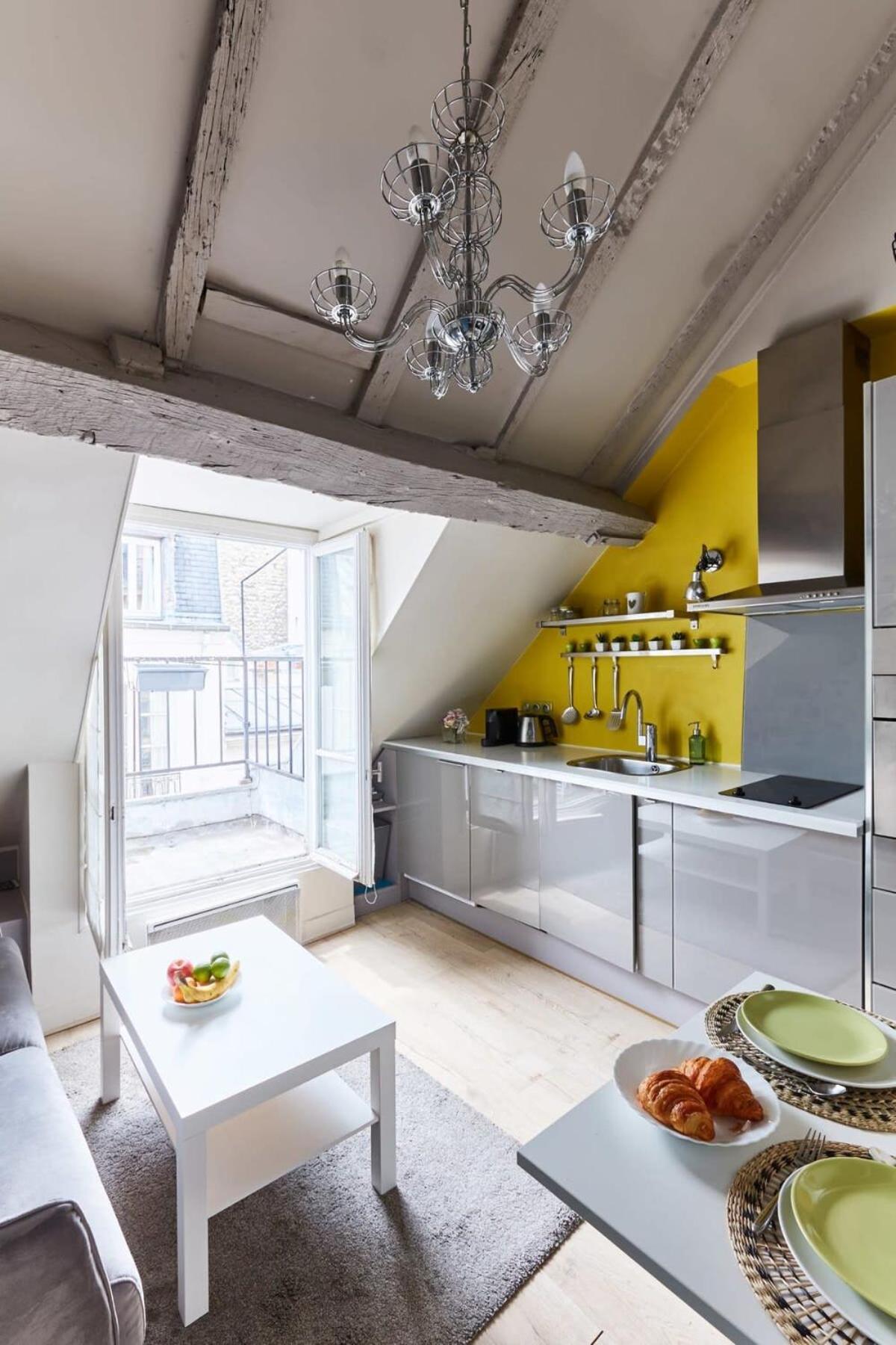 Appartamento Vosges 1Br Cozy Parigi Esterno foto